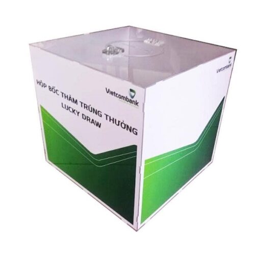 Thùng Bốc Thăm Mica