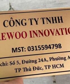 Bảng số nhà mica