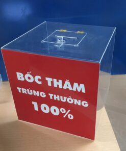Thùng Bốc Thăm Mica