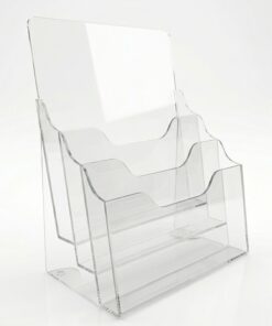 Kệ Mica Đựng Tờ Rơi 3 Ngăn