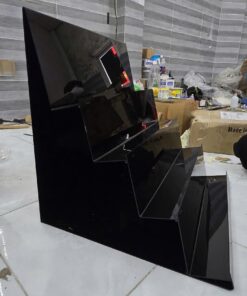 Kệ Mica Đen Trưng Bày Nhiều Tầng